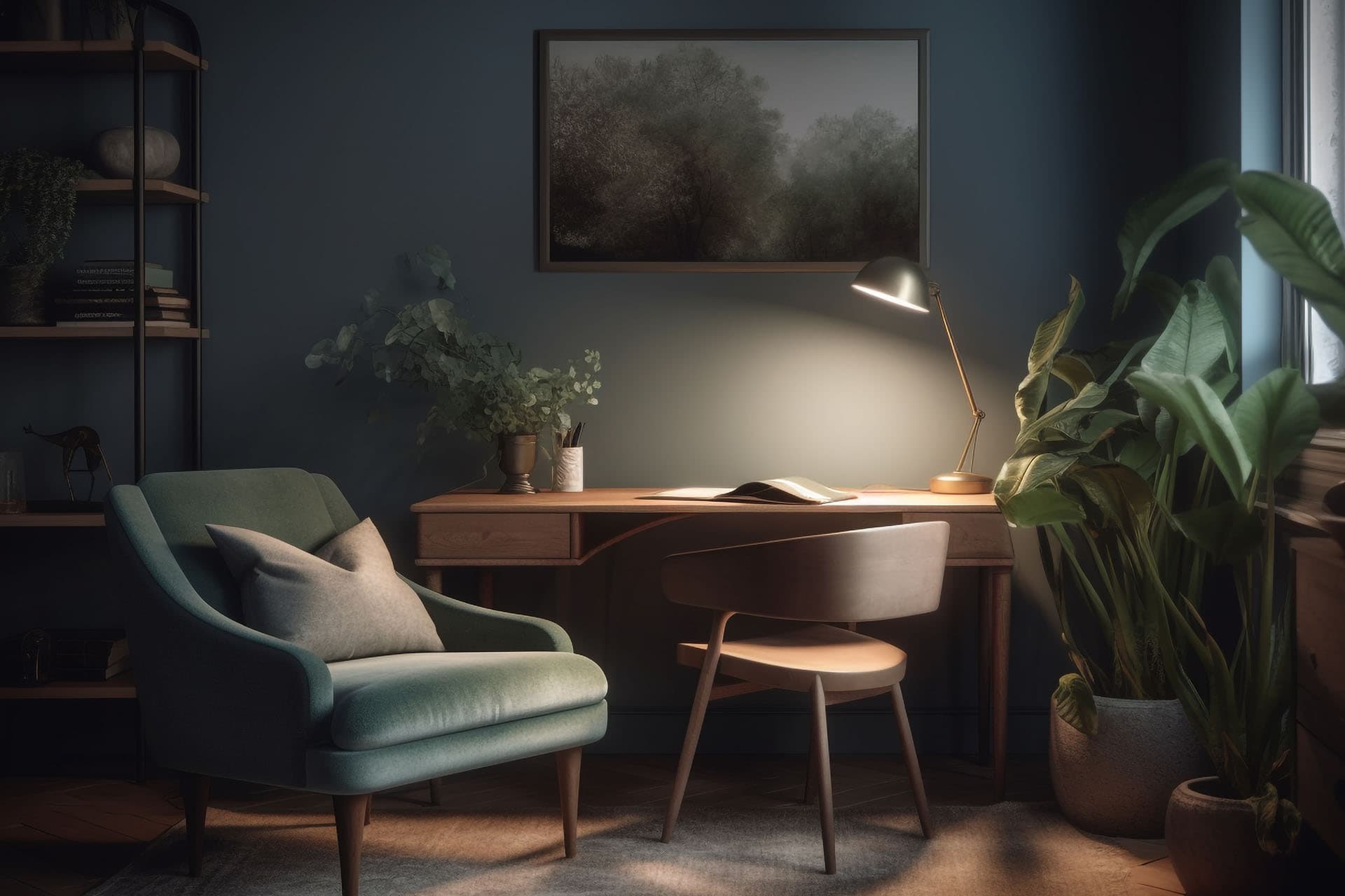 Luxury interior design living space